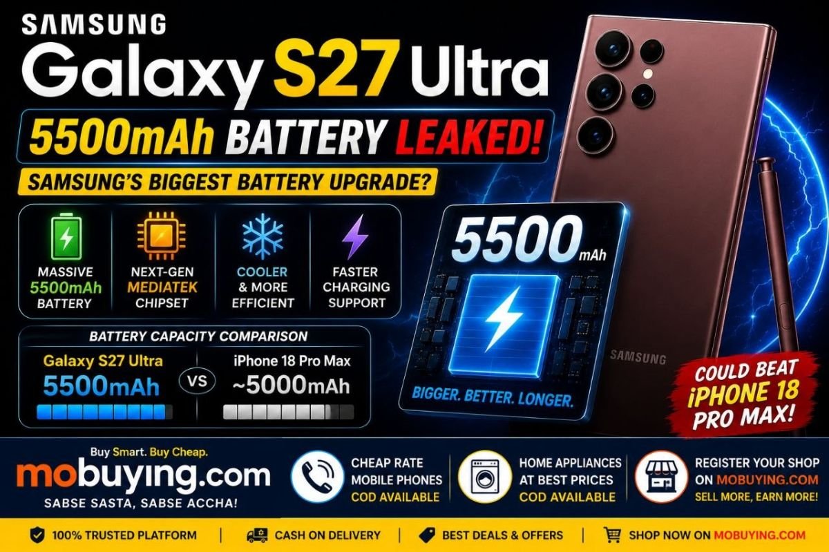 Samsung Galaxy S27 Ultra Battery Leak: 5500mAh Powerhouse Could Redefine Flagship Smartphones in 2026