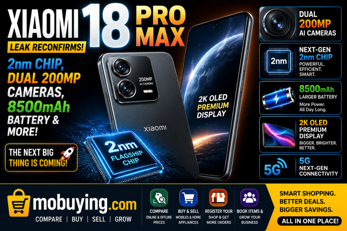 Xiaomi 18 Pro Max: The Next Flagship Beast with 2nm Power, Dual 200MP Cameras & Massive 8500mAh Battery