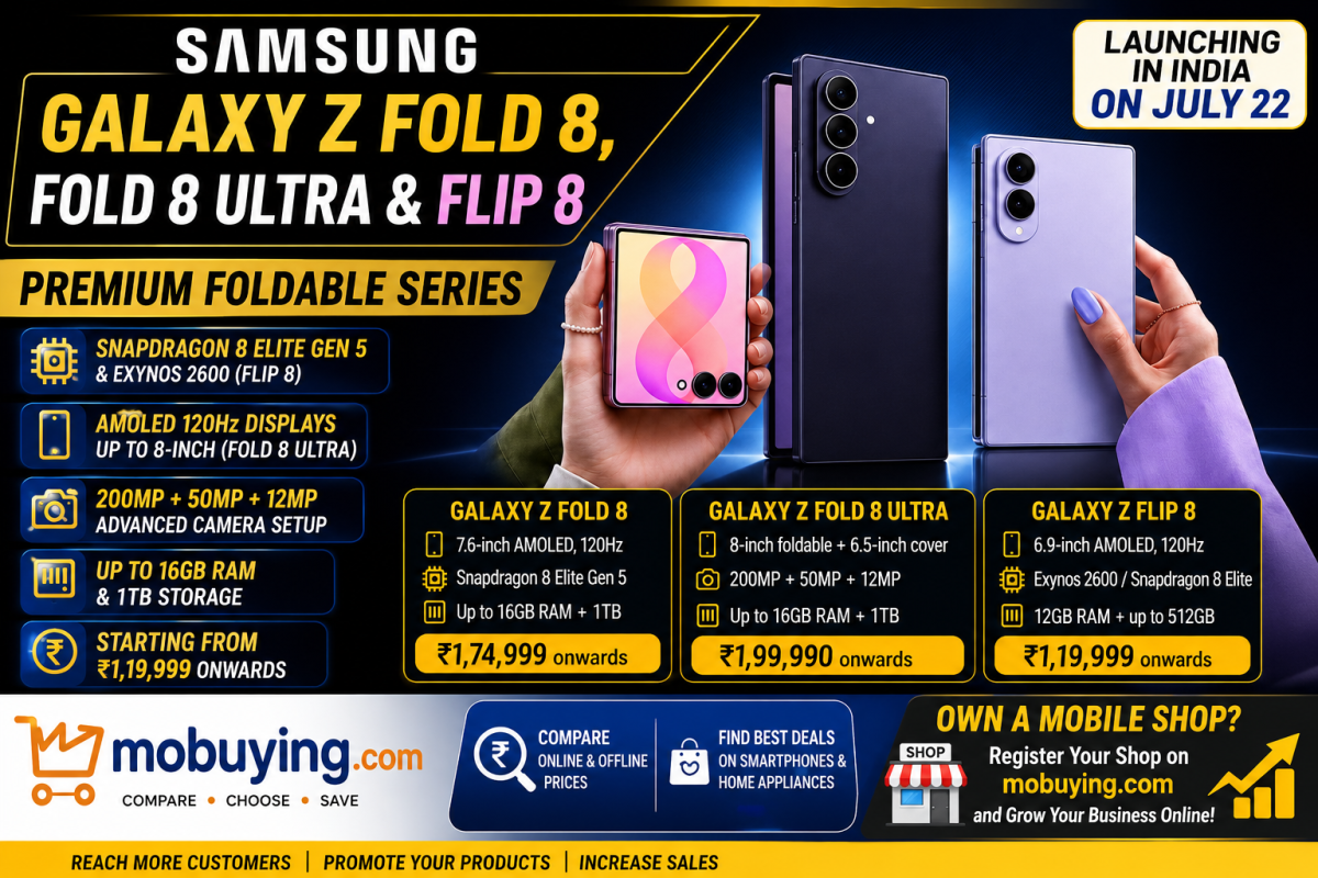 Samsung Galaxy Z Fold 8, Z Fold 8 Ultra & Z Flip 8