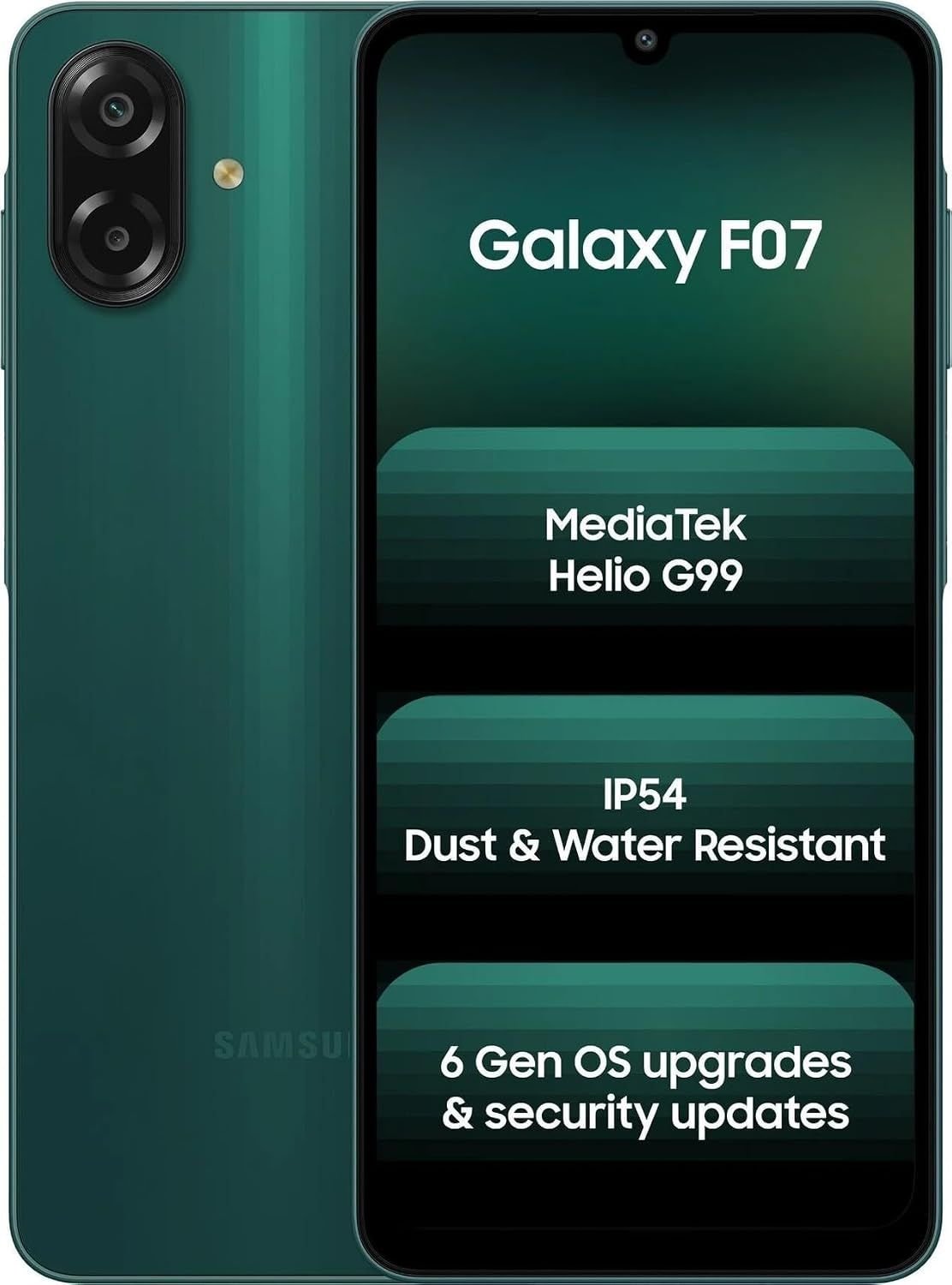 Samsung Galaxy F07 4G (4GB RAM, 64GB Storage)