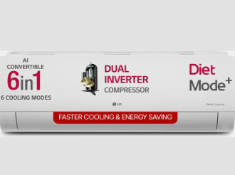 LG 1.5 Ton 5 Star Dual Inverter Split AC