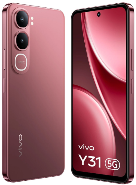 Vivo Y31 5G (Blush Red, 128 GB) (6 GB RAM)