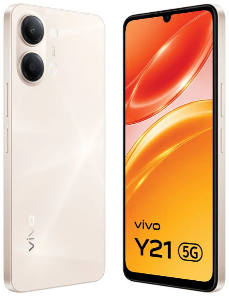 Vivo Y21 5G (Straw Gold, 128 GB) (6 GB RAM)
