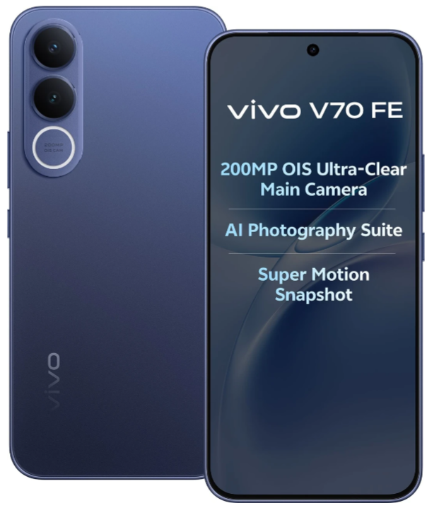 vivo V70 FE (Monsoon Blue 2026, 128 GB) (8 GB RAM)