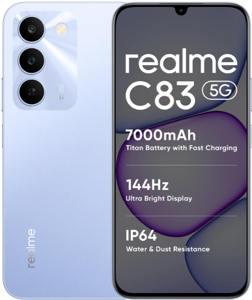 realme C83 5G (Blooming Purple, 64 GB) (4 GB RAM)