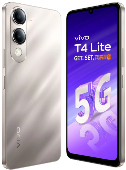 vivo T4 Lite 5G (Titanium Gold 2026, 128 GB) (6 GB RAM)